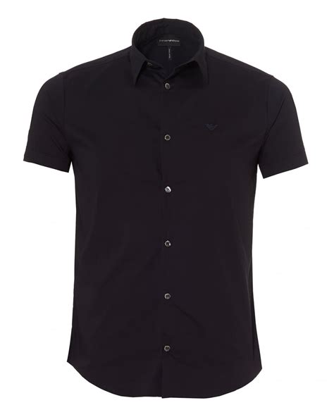 men's Armani short sleeve shirts